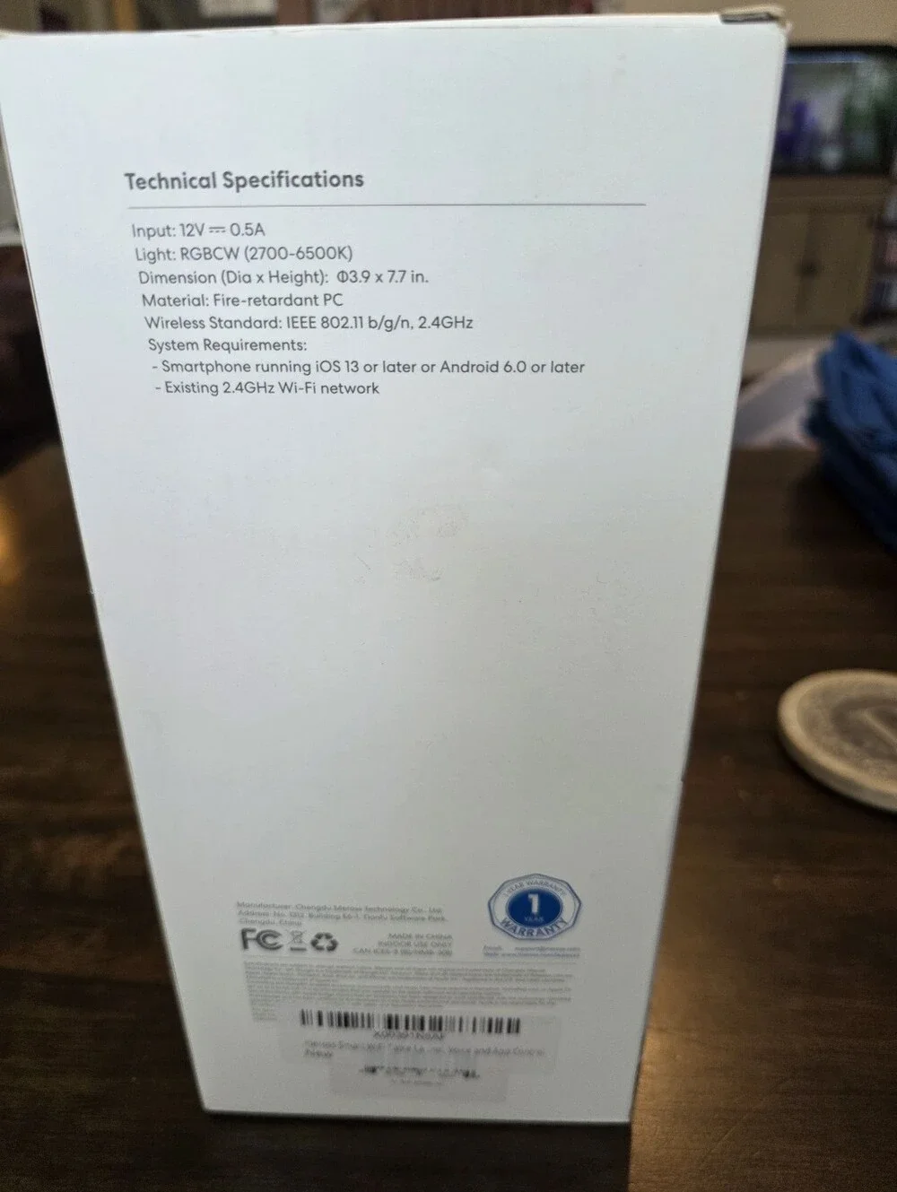 Smart Ambient Light with Color Changing LED - Yellow - MSL430
